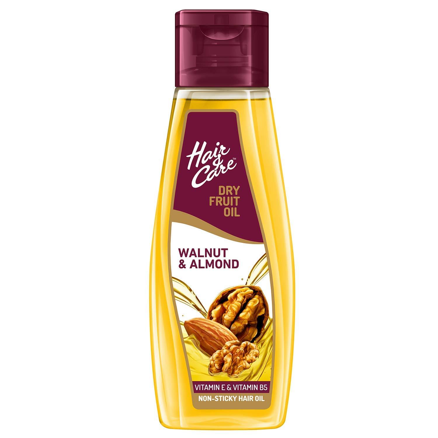 BBRATS BBRATS Hair & Care Dry Fruit Oil with Walnuts, Almonds & Vitamin E| Reduce Haifall |Stronger & Silkier Hair | 500 ml