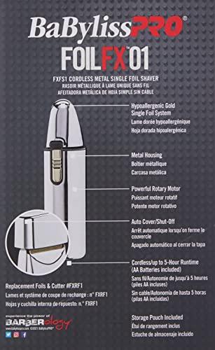 BaBylissPRO BaBylissPRO Barberology Foil Shaver FXFS1 SILVERFX Professional High-Torque Shaver