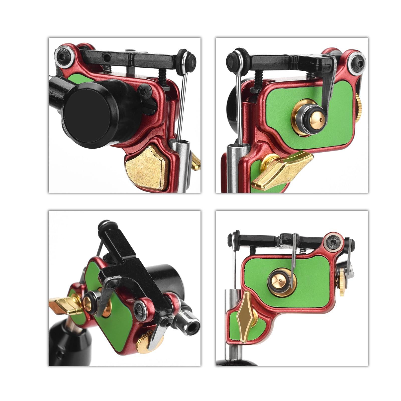 TTOOGO Professional Shrapnel Motor Tattoo Machine - Compact Design for Liner and Shader, Adjustable Needle Length, 9V 8000rpm, 157g Lightweight