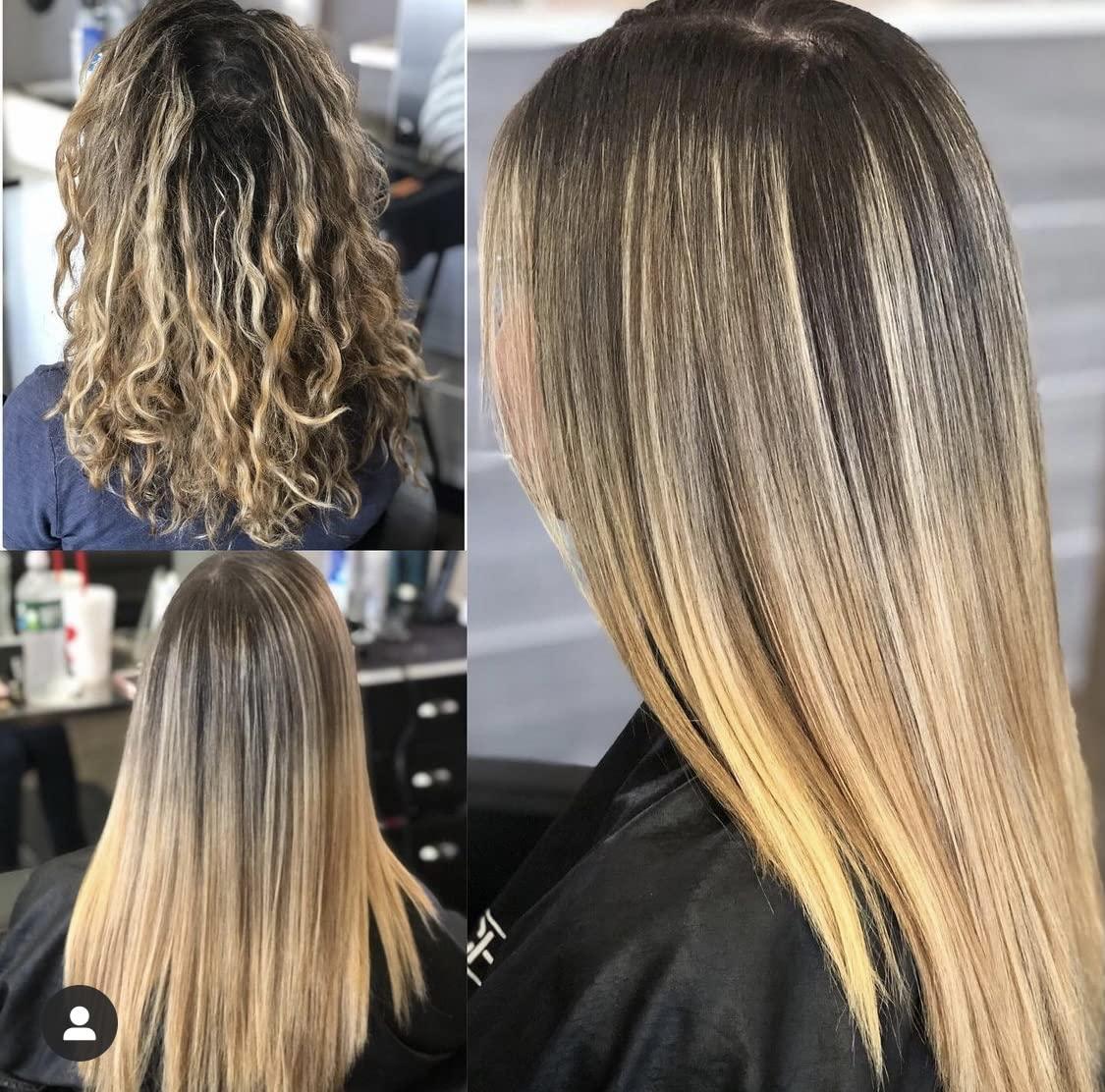 Lasio Lasio Keratin Treatment One Day Formula Infused with Amber Extract Lightweight Conditioner Frizz Free Reduce 90% Curls Quickly Fume Free Professional Salon Level Grade 35.27 Fl. Oz