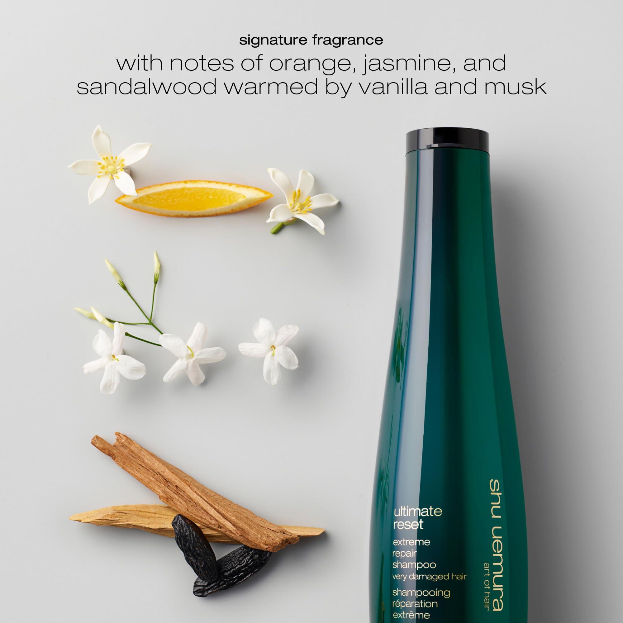 Shu Uemura Shu Uemura Ultimate Reset Extreme Repair Shampoo | Strengthens to Reduce Breakage and Split Ends | Deeply Conditions and Nourishes | With Japanese Rice Extract | For Dry and Very Damaged Hair