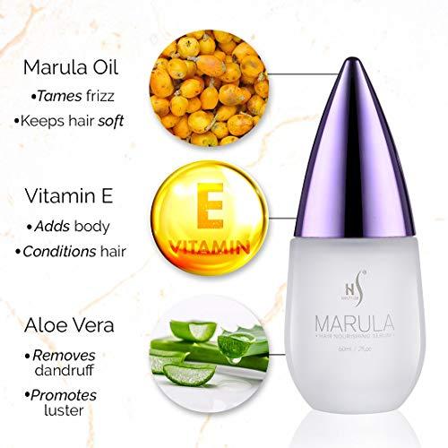 HerStyler Herstyler Grande Pink Curling Iron and Marula Oil Hair Serum Set