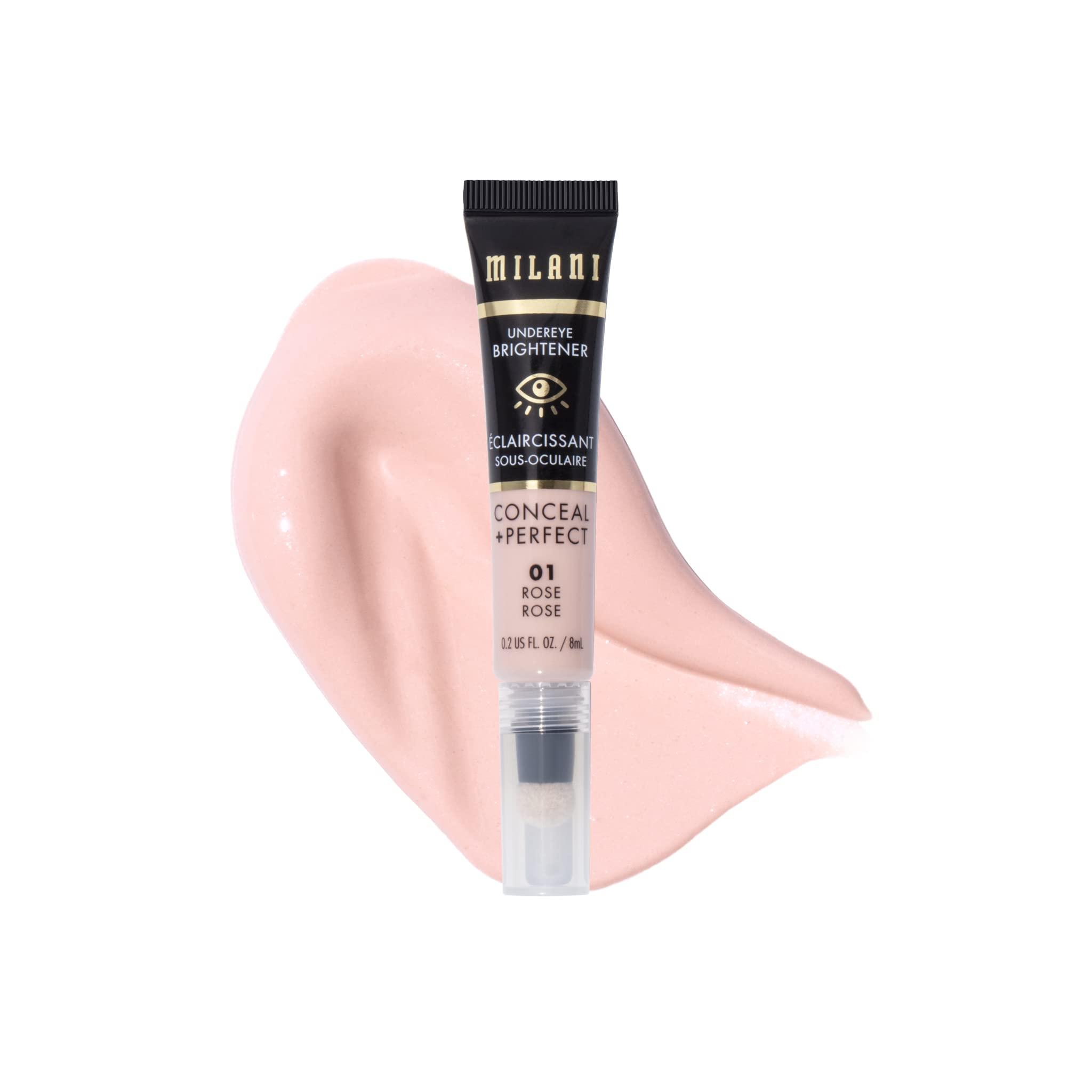 Milani Milani Conceal + Perfect Undereye Brightener for Treating Dark Circles, Face Lift Collection - Rose