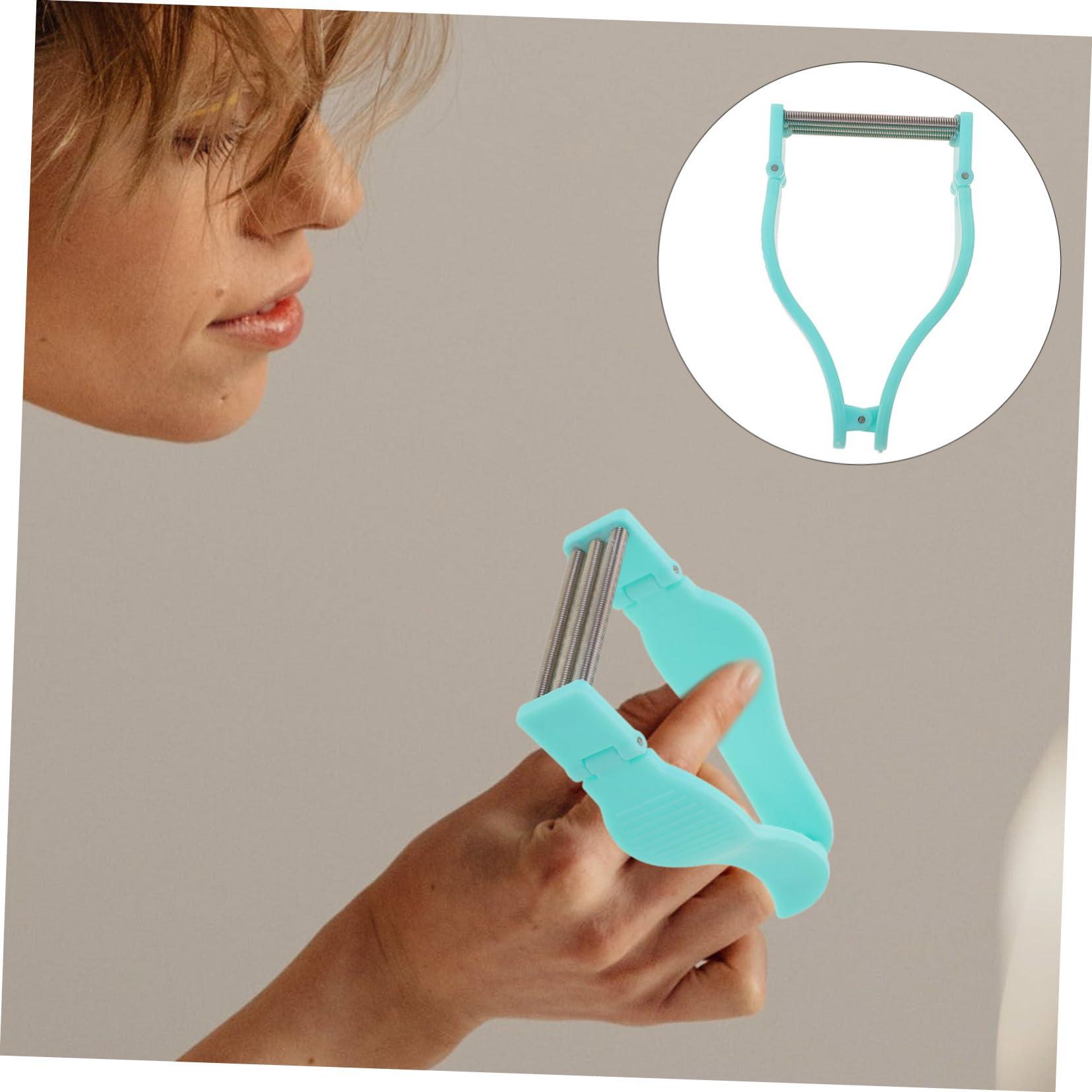 Hemoton Hemoton Facial Hair Removal Tool Eyebrow Threading Tool Lip Hair Removal Face Threading Tool Hair Remove Tool Chin Hair Removal for Women Face Fuzz Remover Epilators The HIPS Light Green