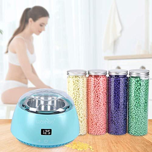 waxkiss Waxkiss 16.9oz Digital Electric Hot Wax Warmer Machine for Hair Removal Touch Control Display Wax Heater for Melt Hard Wax -Teal Green