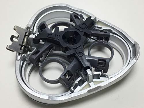 Norelco SmartTouch-XL HQ9171 Silver Shaver Holder Cover + Frame Plate Replacement For Philips Norelco SmartTouch-XL HQ9161 HQ 9161XL 9161XLCC HQ9170 HQ 9170XL 9170XLCC HQ9171 HQ 9171XL 9171XLCC Razor Men\'s Beard Shaving Head