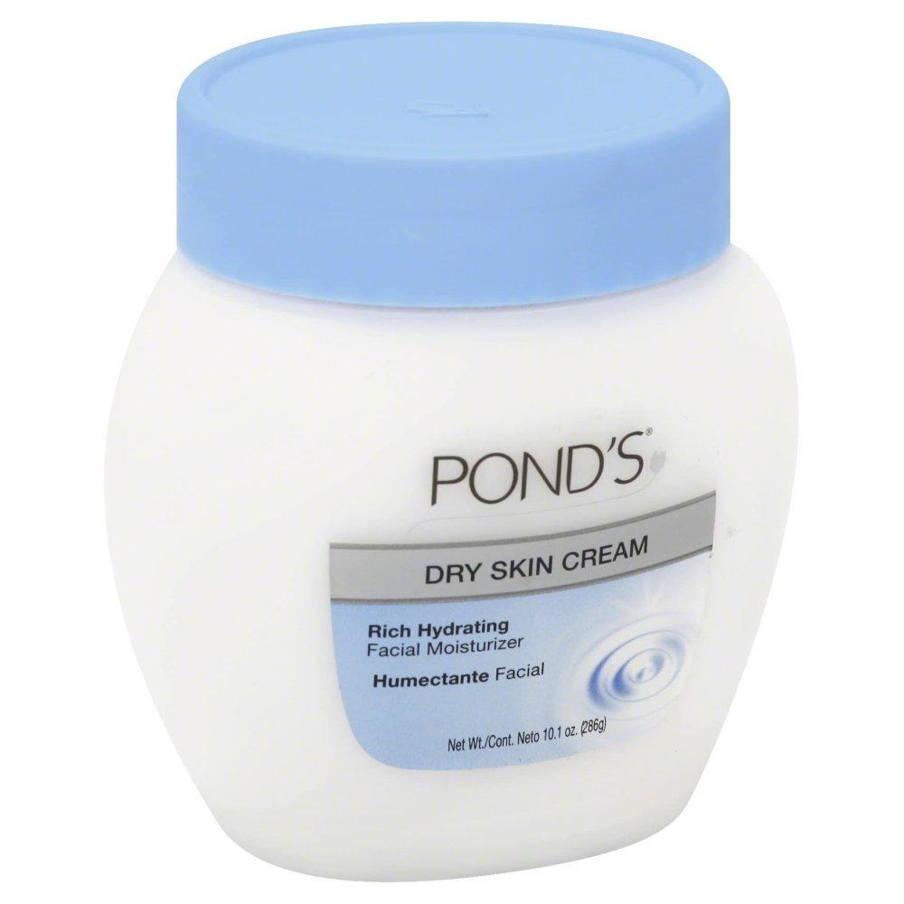 Pond's Pond\'s Dry Skin Cream Facial Moisturizer, Rich Hydration for Dry Skin, 10.1 oz (Pack of 9)