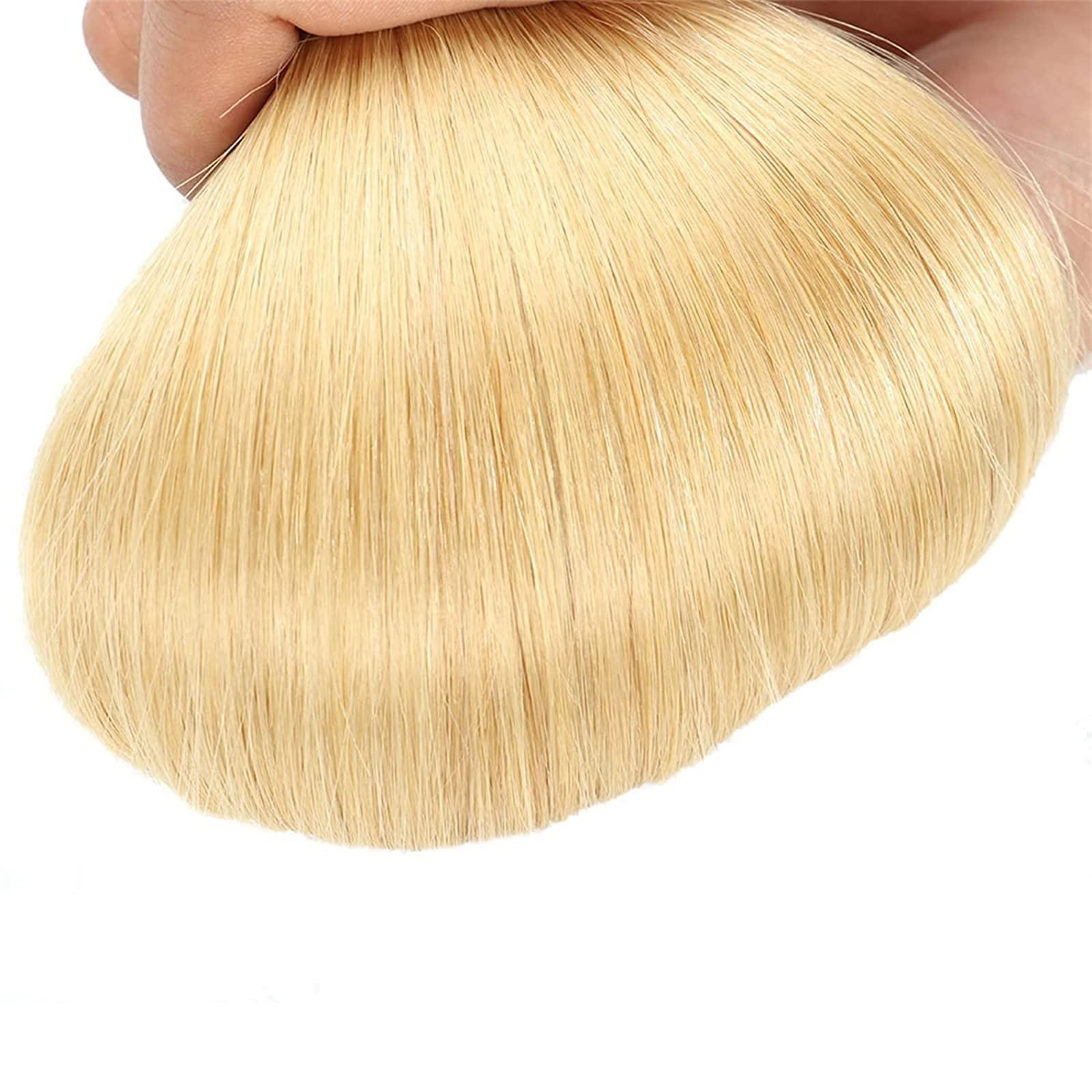 SCIAZA SCIAZA I Tip Cold Fusion Hair Extensions, 50G/100S Real Human Hair Extensions, Pre Bonded Keratin Hair Extensions,Blonde,20in