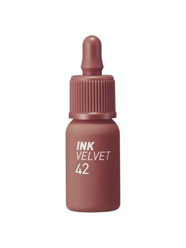 Peripera Peripera Ink the Velvet Lip Tint - High Pigment Color, Longwear, Weightless, Not Animal Tested, Gluten-Free, Paraben-Free (042 PINKISH NUDE (NEW))