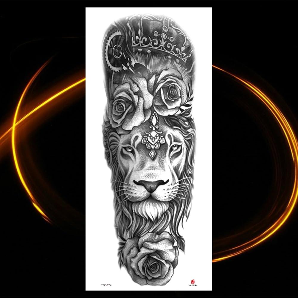 TTHUONG THATHU 3D Ares Warrior Big Arm Temporary Tattoos For Women Girl Men Large Legs Waterproof Mars God Tattoo Sticker Paper