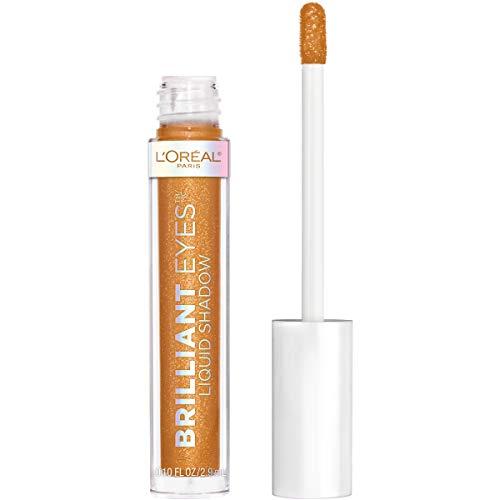 L'Oréal Paris L\'Oreal Paris Brilliant Eyes Shimmer Liquid Eye Shadow, Longwearing Lasting Shimmer, Crease Resistant, Flake-Proof, Precision Applicator, Quick Dry, Non-Greasy, Precious Lava, 0.1 oz.