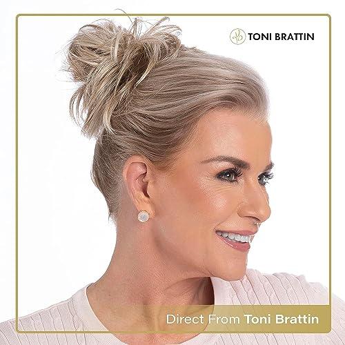 Toni Brattin Toni Brattin Twist Classic - Hair Piece Accessory - Instant Volume & Styling for Women - Wrap Around Short or Long Ponytail - Quick and Easy to Use Wrap Up Bun, Heat-Friendly Fiber (Black)