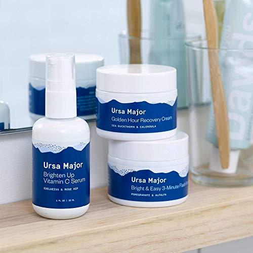 Ursa Major Ursa Major Redness & Inflammation Busting Bundle | Golden Hour Recovery Cream and Brighten Up Vitamin C Serum | Natural, Vegan, Cruelty-Free | 2 count