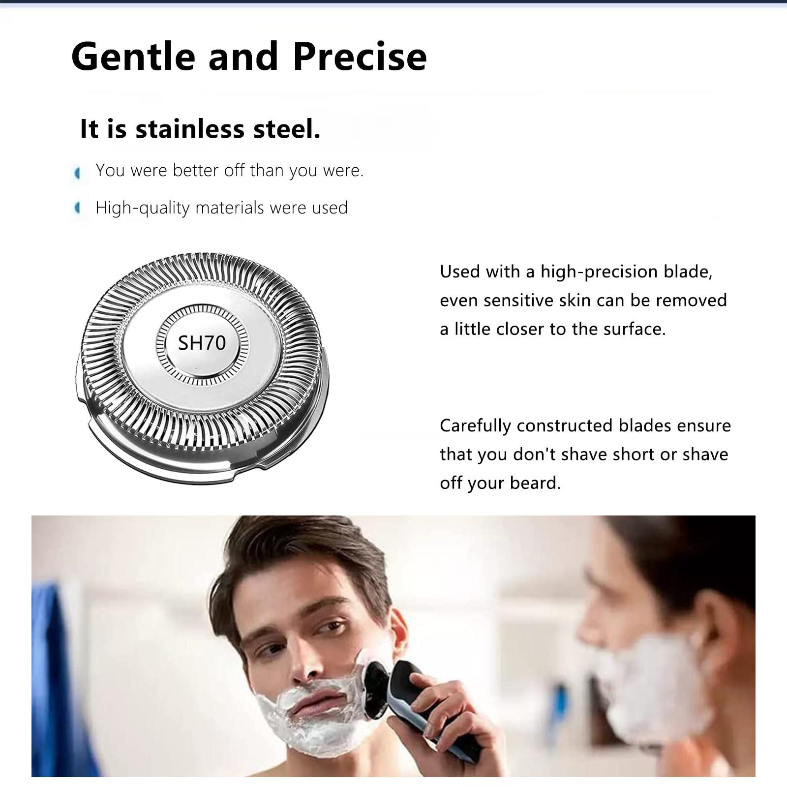 CIELONI SH70/71 Replacement Heads Blades Compatible with Philips Norelco 7000 Replacement Heads,New Upgraded for 7000 Replacement Heads, SH70 Replacement Blades for 7500 S7370 S7371 S7720 and SW7700[6 Pack]