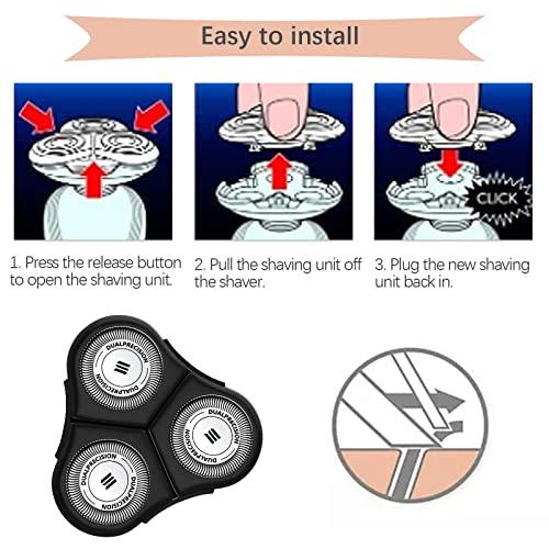 INGQI 2023 New RQ11 Replacement Shaving Head for Philips Norelco RQ11 Sensotouch 2D 1150X 1160X 1170X 1180X