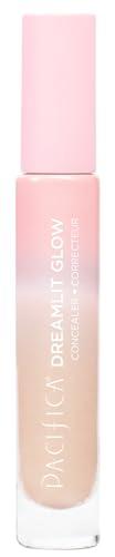 Pacifica Pacifica Concealer DreamLit Glow Full Coverage Concealer with Squalane for Dark Circles & Dark Spot Correction, Lightweight & Long-Lasting, Vegan & Cruelty-Free, Shade 11 (Light Beige)