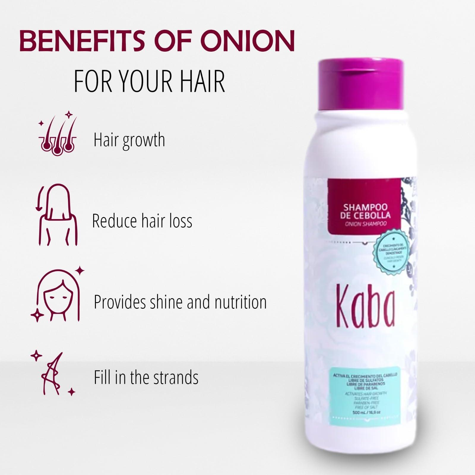 Generic Onion Shampoo for Hair Growth Sulfate-Free, Paraben-Free, Silicone-Free Stimulates Faster Hair Growth, Reduces Hair Loss, Deep Cleans Scalp, 500ml, Ideal for All Hair Types, No Onion Smell