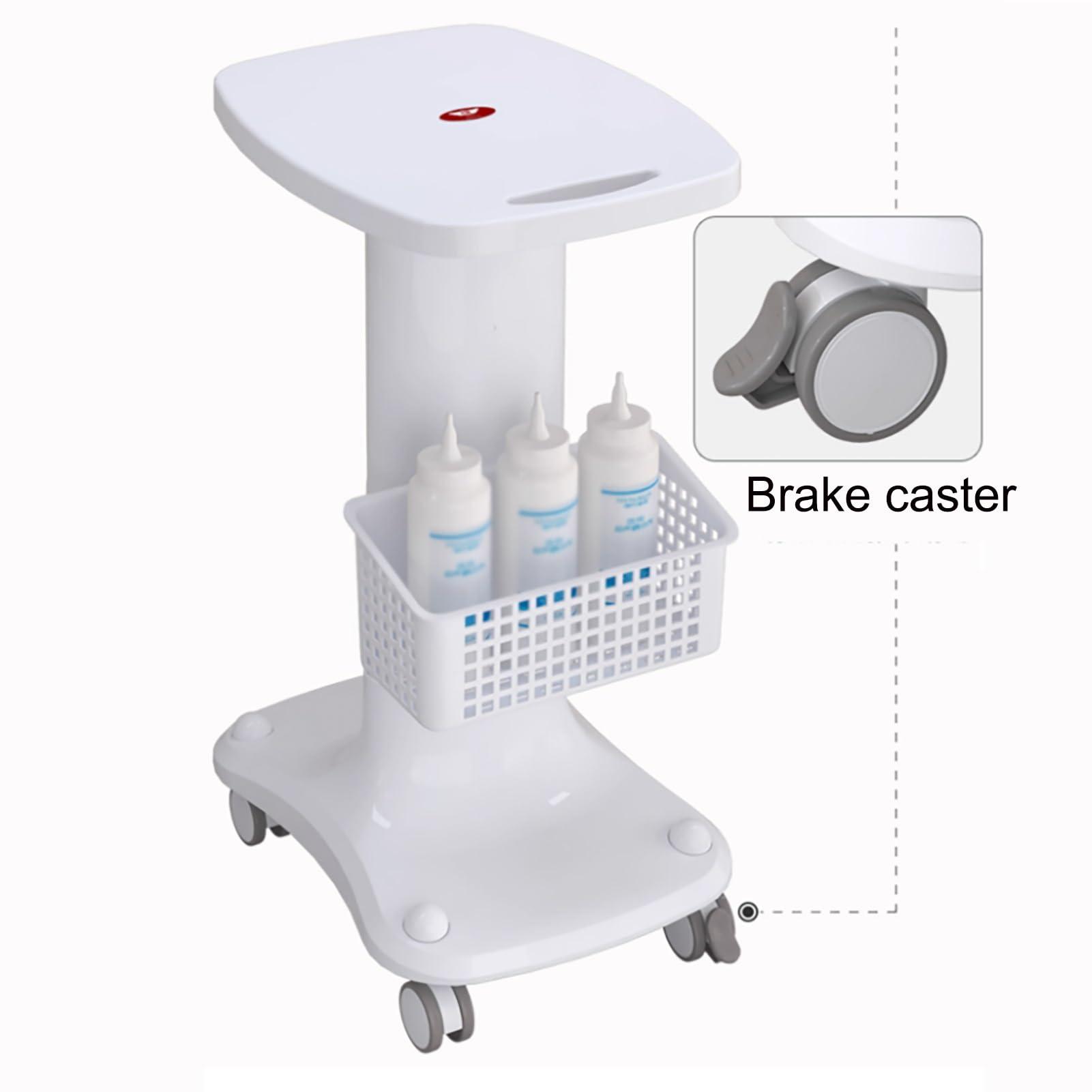 JHDXL Beauty Salon Trolley Cart, Beauty Trolley Cart with 360 Swivelling Wheels, with Storage Tray, Spa Equipment Trolley Carts, for Store Various Instruments, Tools