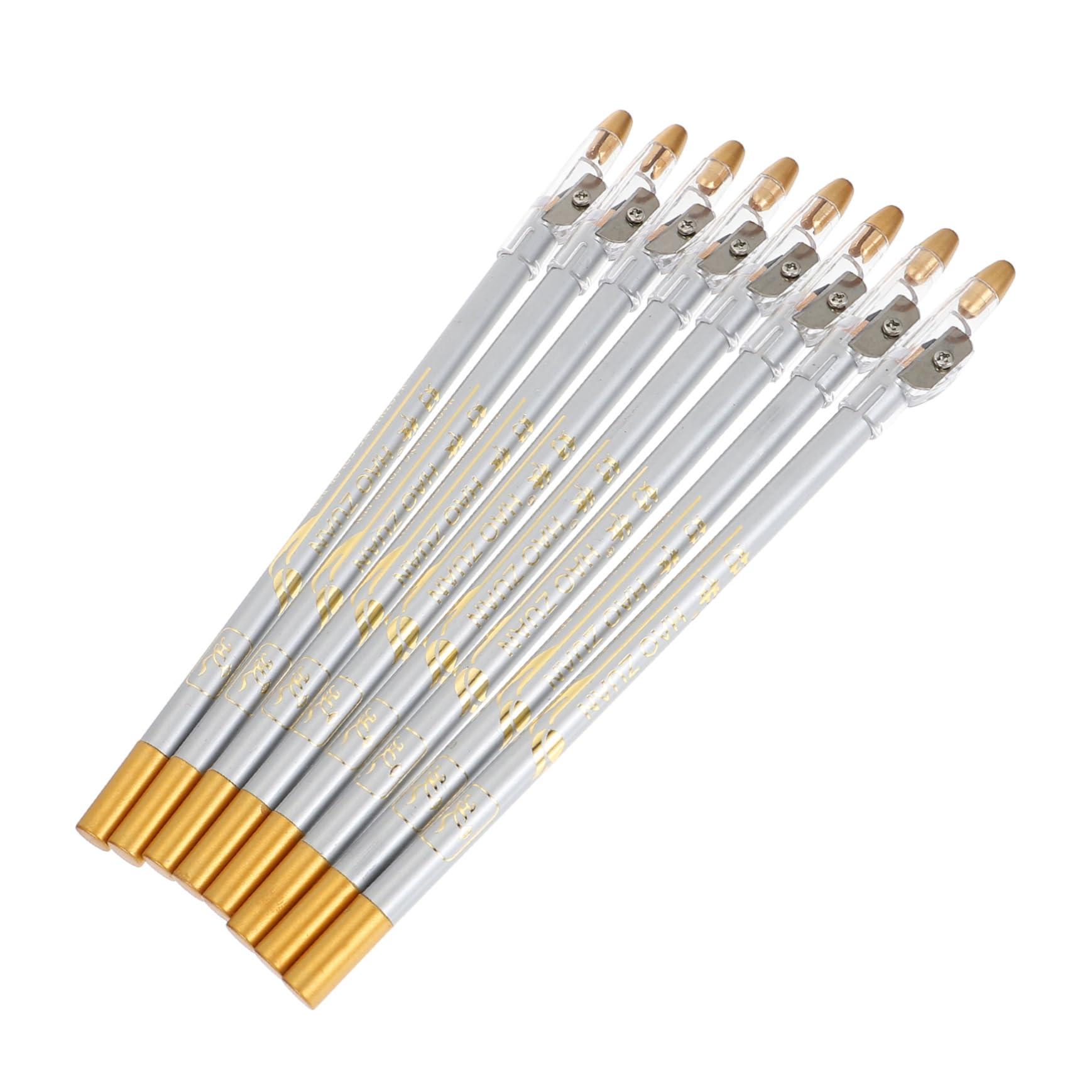 Ipetboom Ipetboom 8pcs 2-in-1 Eyebrow Pencil Set Water-safe Makeup Tool Sharpener for Girls