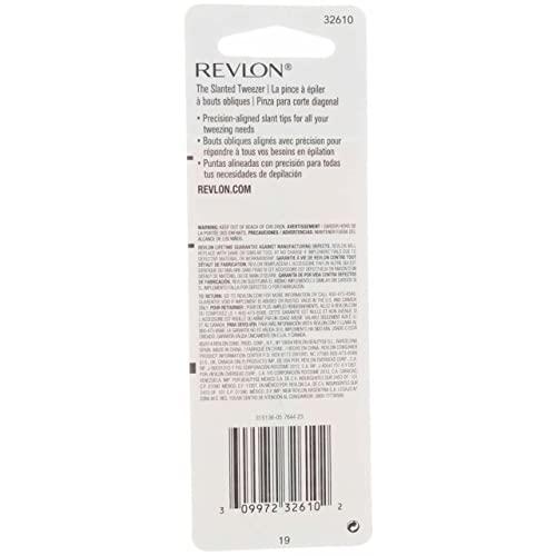 REVLON Revlon Deluxe Tweezer With Slant Tip, 1 ea (Pack of 12)