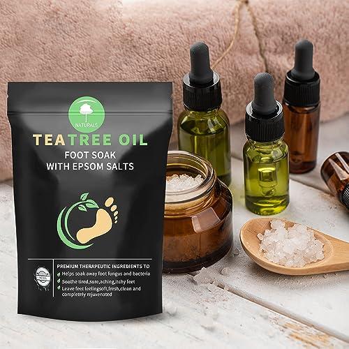 RIGHTMELL Natural Foot Soak Salt - Foot Treatment Soothes Athletes' Feet, Relieves Foot Odor and Ttchiness -9 Ounce