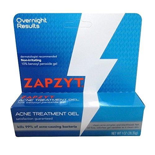 Zapzyt Zapzyt Acne Treatment Gel Maximum Strength 10% Benzoyl Peroxide Acne Spot Treatment 1 oz