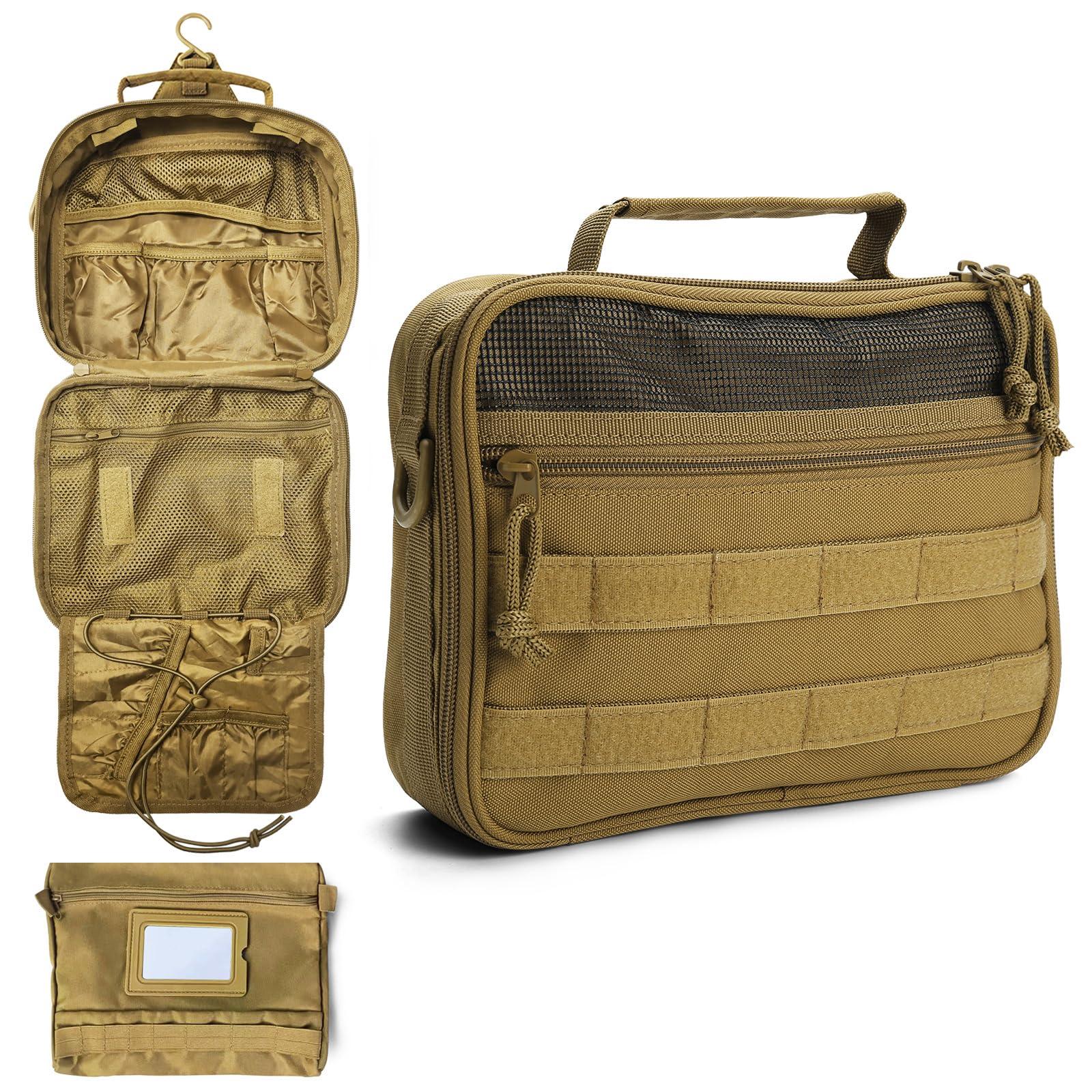 SMONT SMONT men\'s toiletry travel bag shaving kit bag for men travel