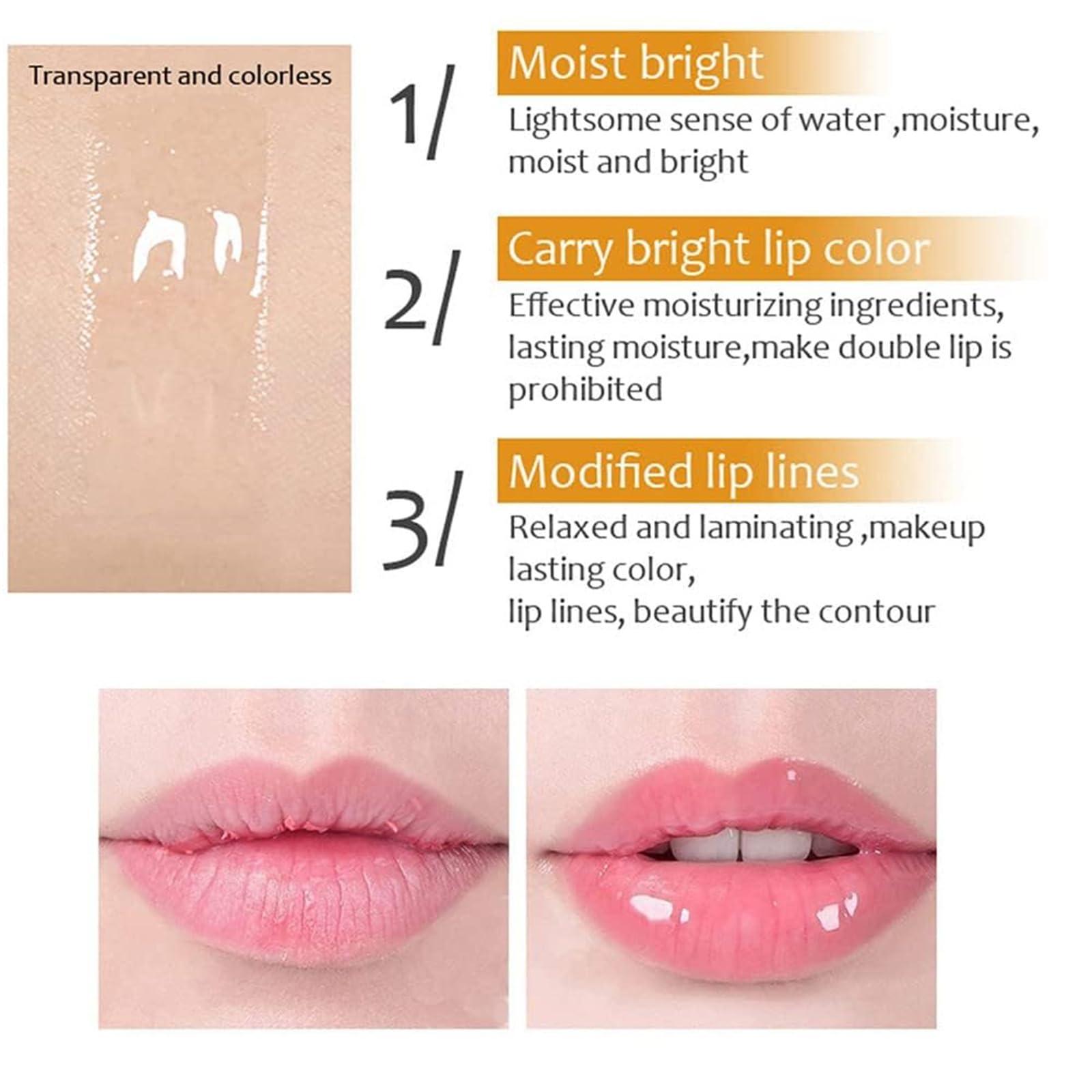 AKAZIC AKAZIC Alicroplct Vitamin E Lip Serum, Natural Lip Plumper & Lip Treatment Serum, Lip Plumper Serum Instant Lip Filler, Eliminates Dry Wrinkles Plumping Gloss.