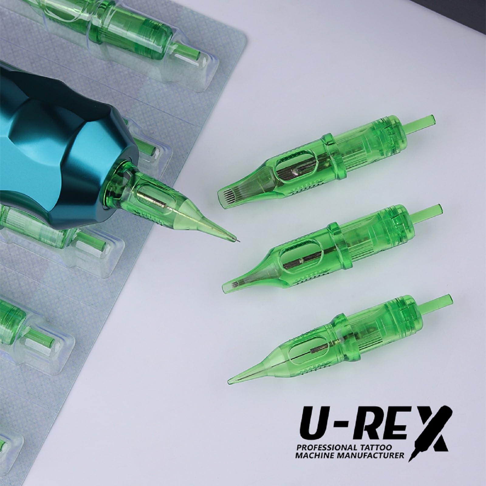 U-REX U-REX Tattoo Needles-20Pcs #08 (3RL) Round Liner Disposable Tattoo Cartridge Needles for Rotary Tattoo Machine Pen Gun(0803RL)