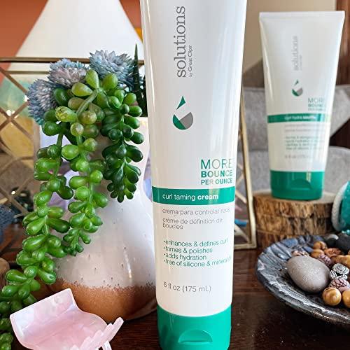 GREAT CLIPS GREAT CLIPS Solutions Curl Taming Cream, 6oz | Enhance & Define Curls | For a Tame and Polished Look