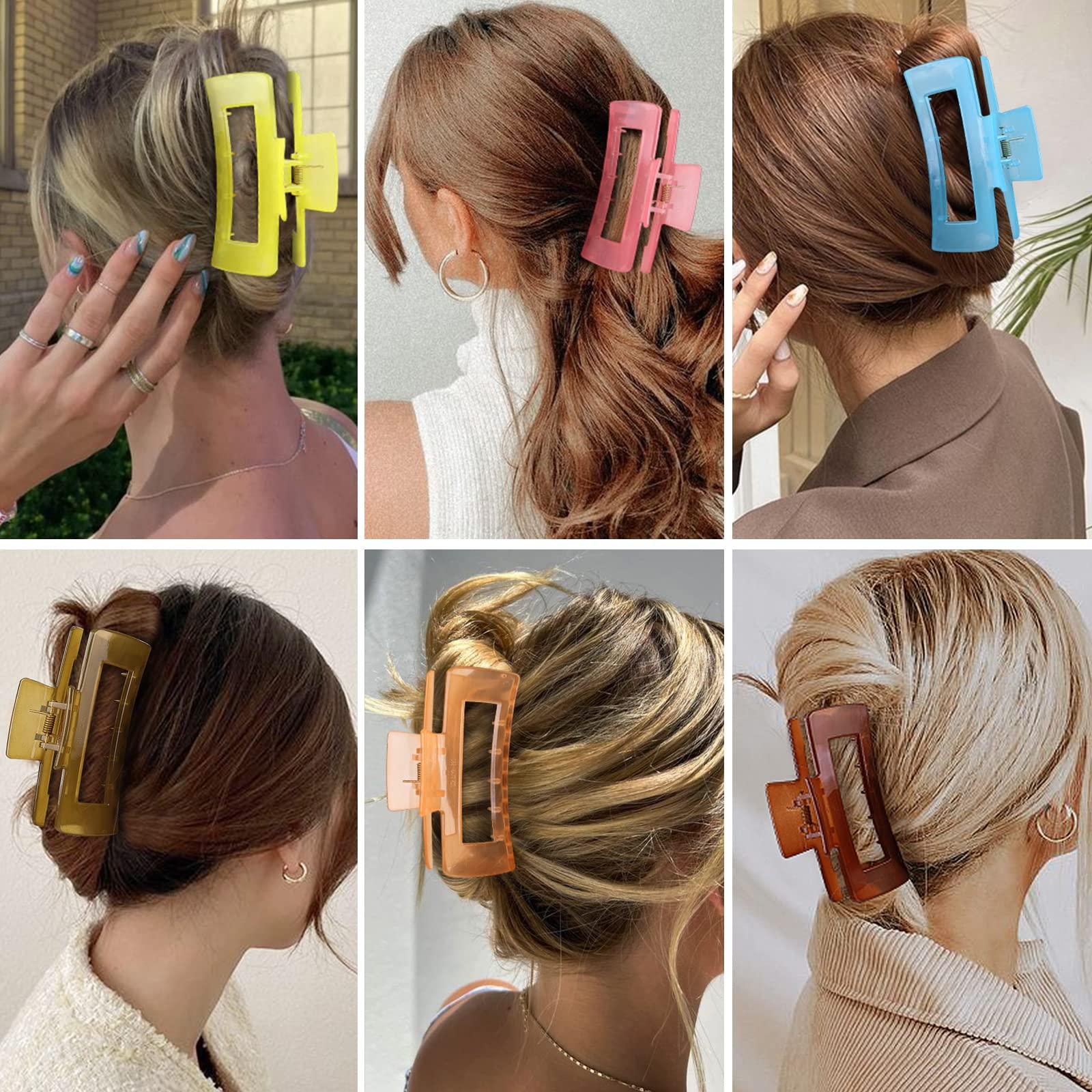 Elandy 12PCS Ribbon Hair Bow Holder Organizer Hair Accessories Storage Organizer Headband Hair Clips Display Hanger Hanging Tools for Women Girls