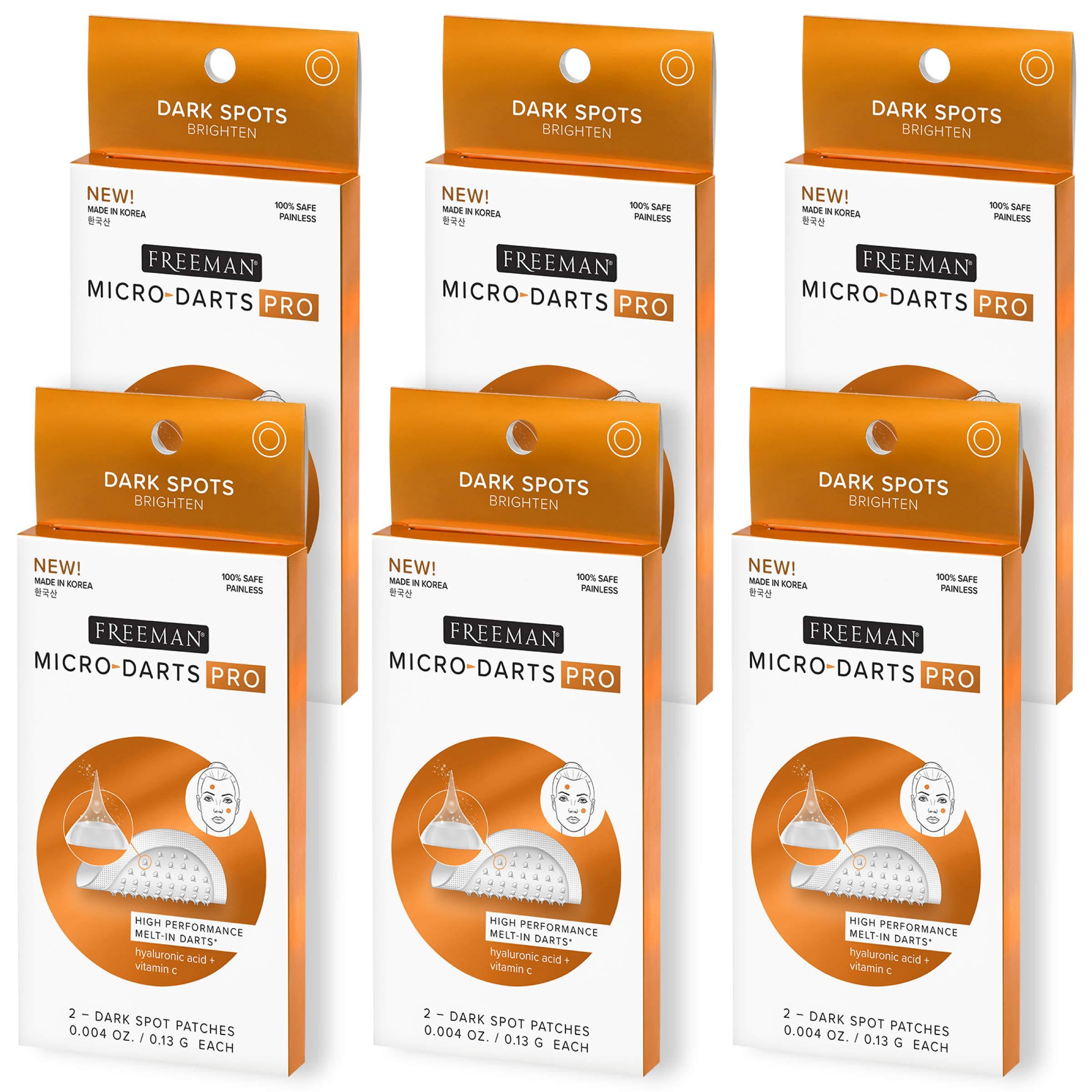 Freeman Freeman Micro-Darts Pro - Dark Spot Patches, Post Pimple Brightening Skincare Patch, Hydrating & Brightening, Vitamin C, Invisible & Non-Invasive Skin Treatment, Get Glowing Skin, 1 Count