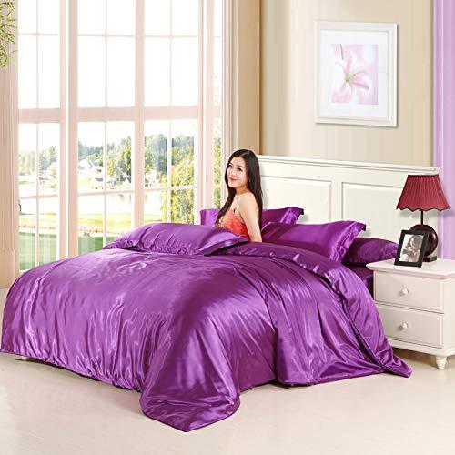 Bedding Sense Silk Satin Sheet Set 4pc Sheet with 12 Deep Pocket,One Silk Satin Travel Sheet Free - Extra Soft - Breathable & Cooling - Wrinkle Free - Comfy- Bed Sheets -(Full XL Gold)