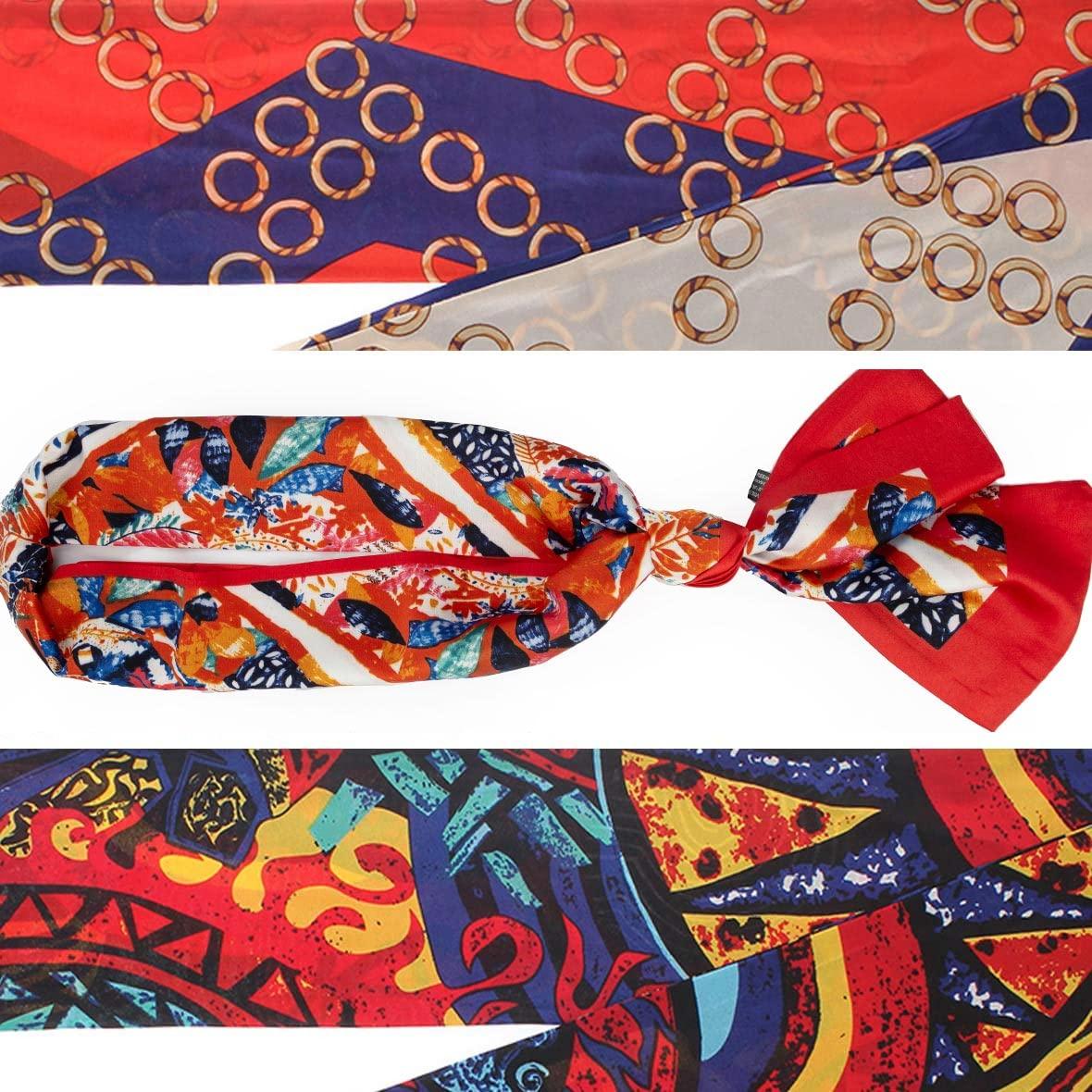 XTREND XTREND Satin Edge Laying Scarf Wrap Headband edge Laying Scarf for lace Wigs Non-slip Hair Wrap Satin Wig Grip For Wig