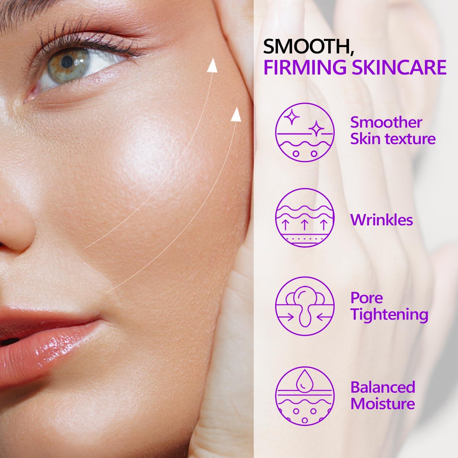 FABYOU Retinol Peptide Serum 1.01 Oz Anti-Aging, Hydrating & Firming for Wrinkles & Dark Spots, Gentle Retinol Serum for Face, Day & Night Korean Skincare