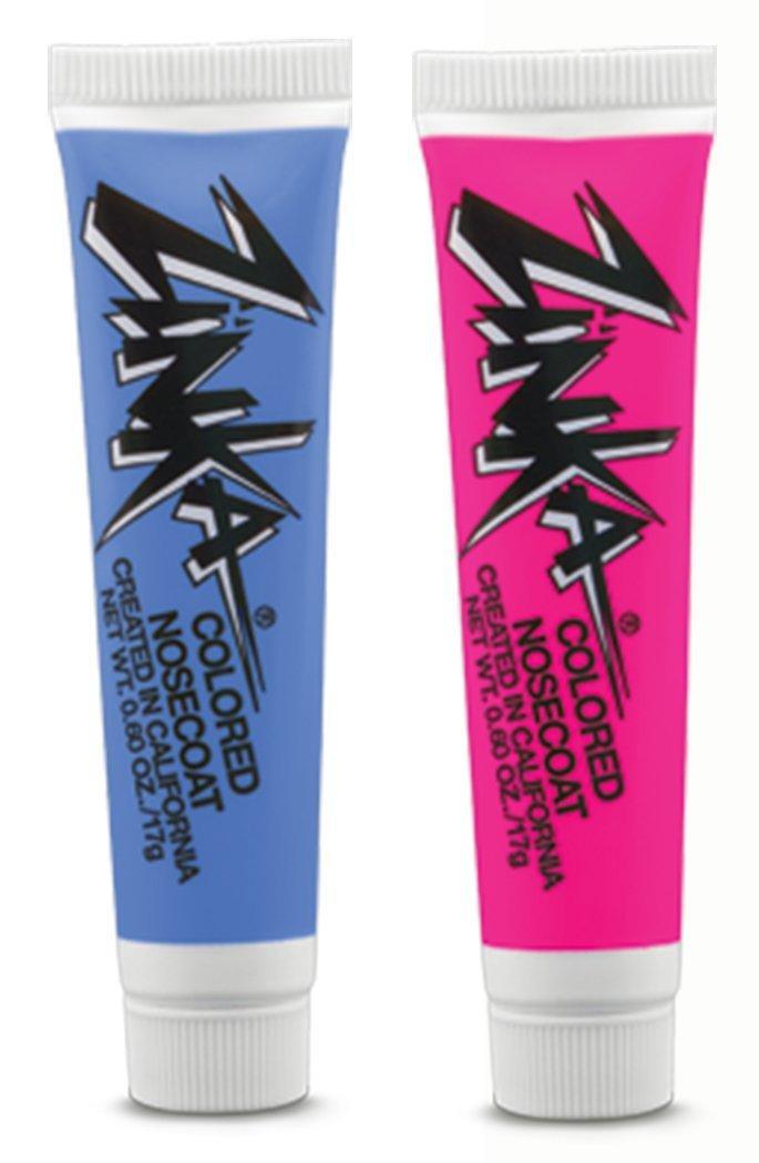 Zinka Zinka Colored Sunblock Zinc Nosecoat 2 Pack Bundle - Blue Pink