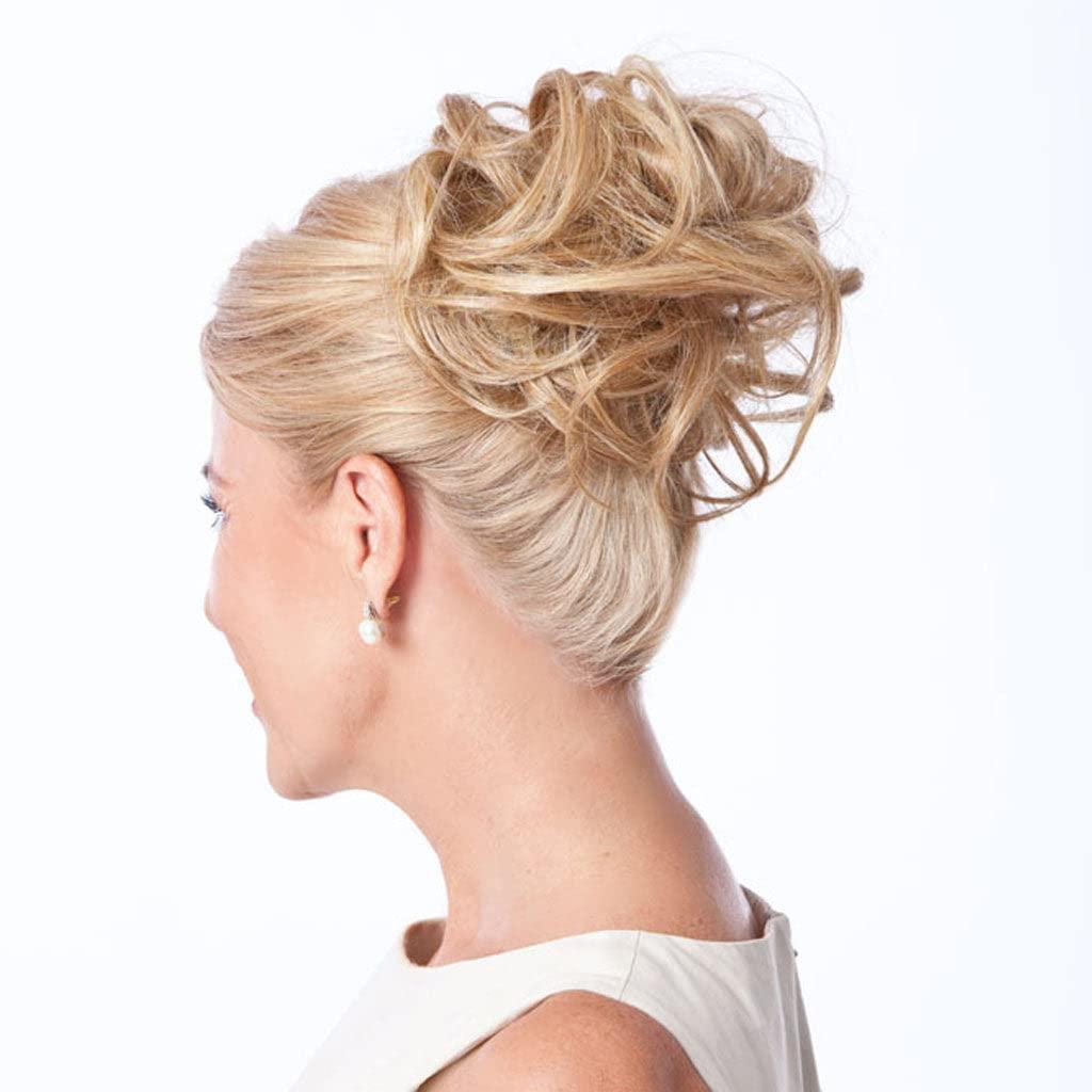 Toni Brattin Toni Brattin Twist Classic Duo Lengths Color Platinum Blonde Two Hair Pieces 3.5\" & Bonus Twist 5.5\" Long Wrap Around Instant Volume ChangeLite Heat Friendly Synthetic Women\'s Bundle MaxWigs Booklet