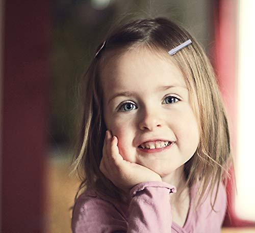 ACKLLR 150 Pieces 3 Sizes Metal Hair Clips Single Prong Single Prong Pinch Clips Curl Hair Pin Hairbow Hairpins for Hair Styling DIY Hairbow Accessory, Silver