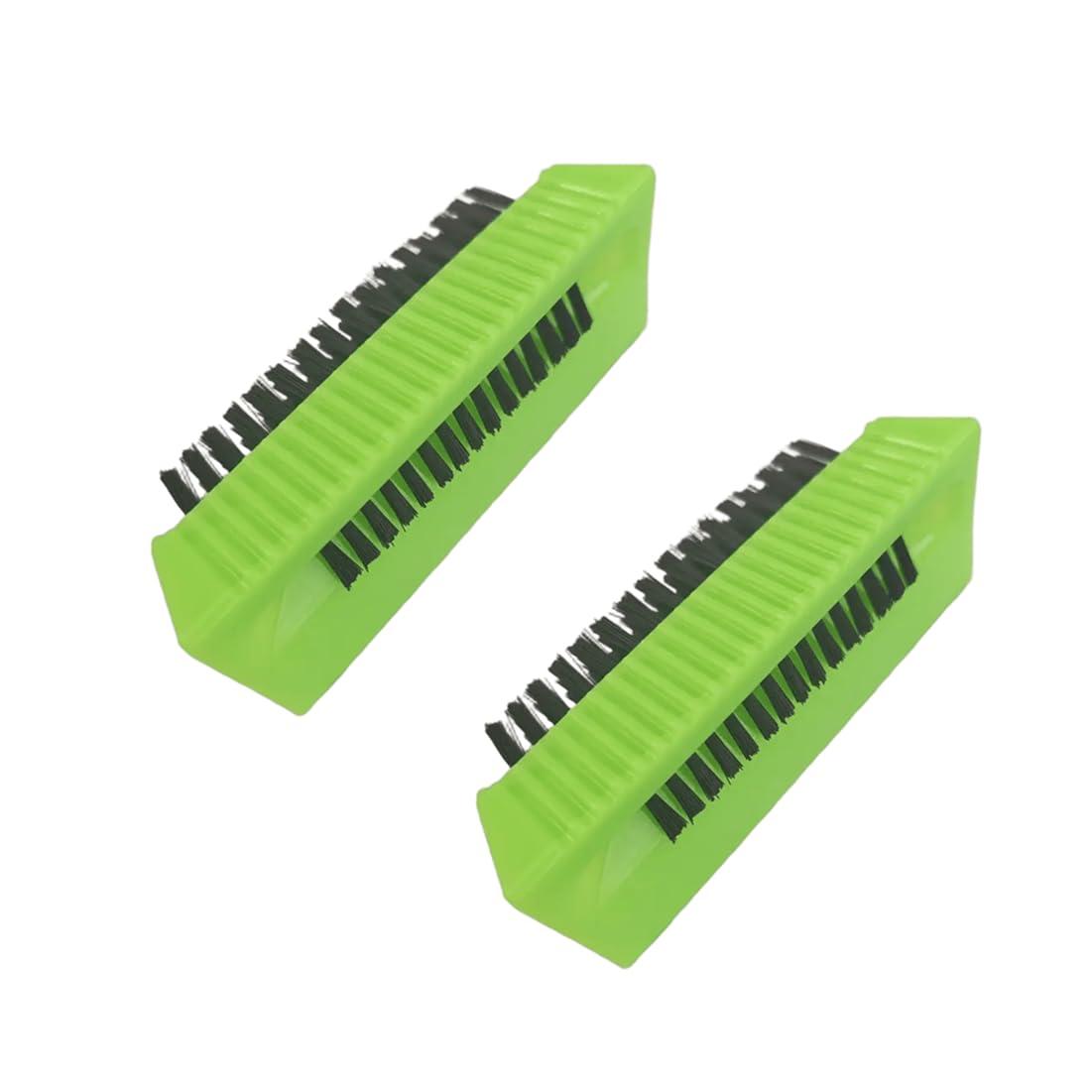Darfooper 2PCS Nail Brush Surgical Scrub Brushes Two-Sided Stiff Hand and Nail Brush Non-Disposable Sterile Hand Scrubber with Nail Cleaner Hand and Nail Cleaning Brush Fingernail Brushes Nail Scrub Brushes