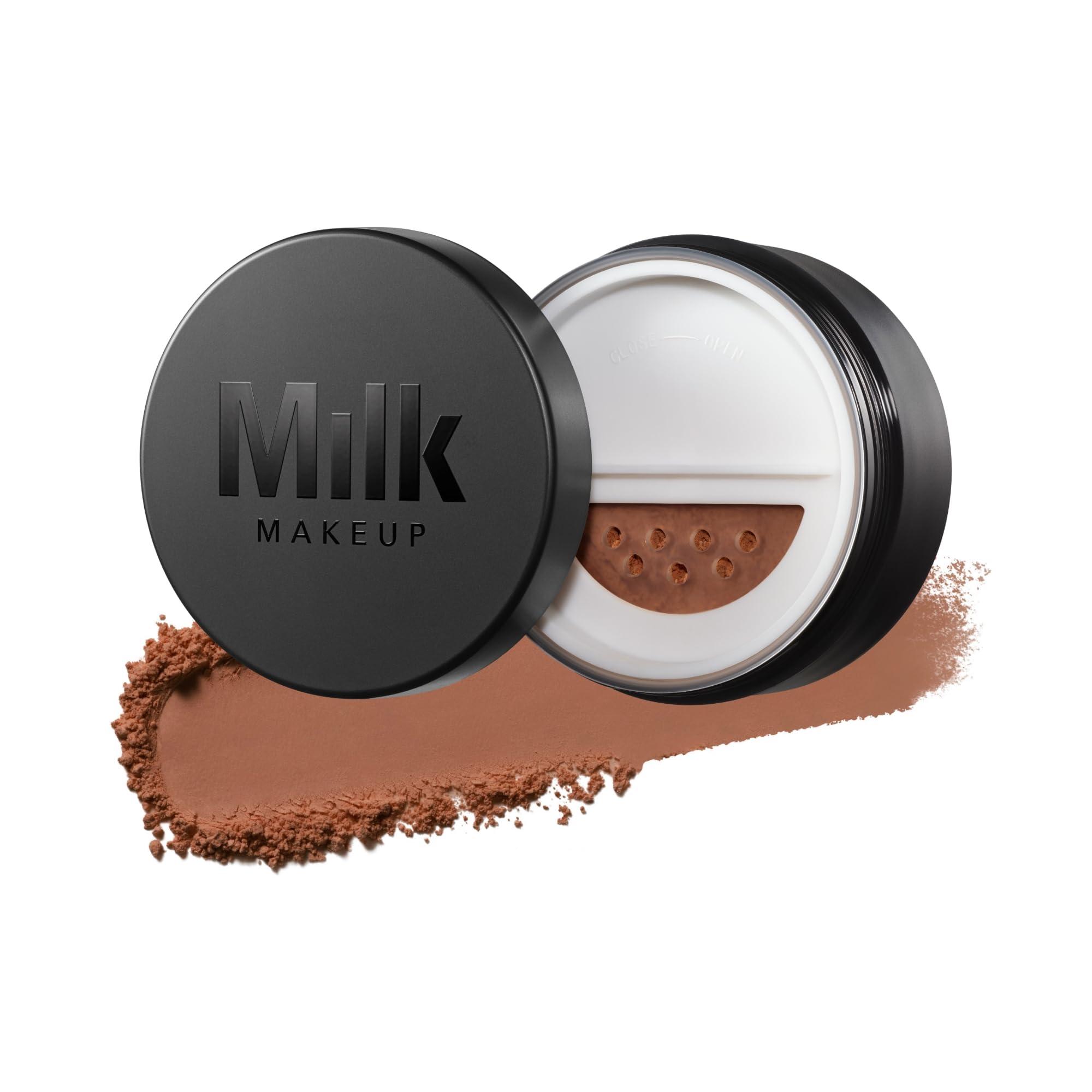 Milk Makeup Milk Makeup Pore Eclipse Matte Translucent Setting Powder, Translucent Rich Deep - 0.55 oz - Sets Makeup for Up to 16 Hours, Blurs Pores and Fine Lines & Controls Shine - Vegan & Cruelty Free