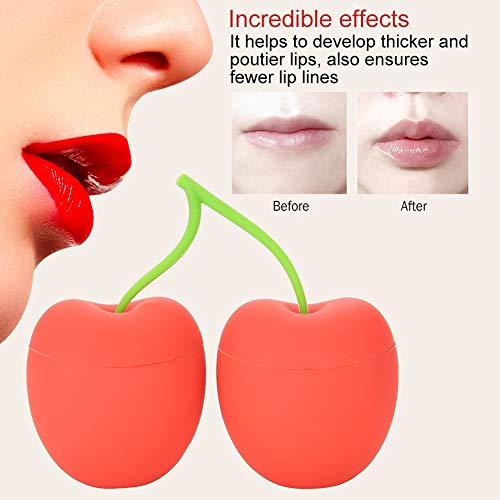 Qiterr Qiterr Lips Enhancer Plumper Tool, Lip Plumper Device Enhancer, Quick Lip Plumper Enhancer, Women Lip Plumper Portable CherryShaped Enhancer Enhancement Device Beauty Tool