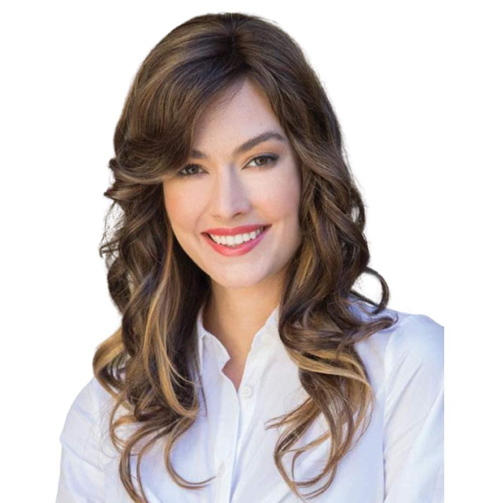 Amore & Maxwigs Luxe Top Piece Topper Color Cappucino - Amore Wigs 10" Long Volume Hairpiece Lace Front Monfilament Base Fringe Crowne Pressure Sensitive Head Peluca Bundle MaxWigs Hairloss Booklet