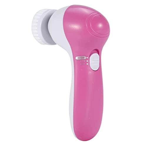 ANGGREK 5 In 1 Facial Cleansing Brush Set Beauty Face Care Massager Electric Facial Cleanser Body Cleaner Brush Massaging Tool With 5 Brush Heads
