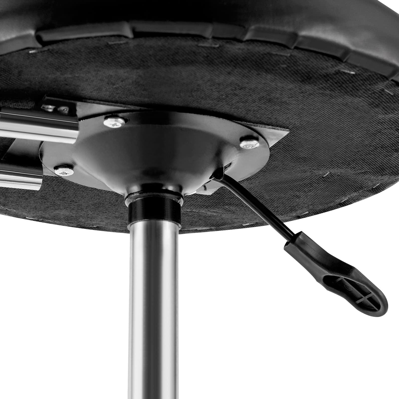 HWBWE HWBWE Stool Salon Chair,mobile barber chair w/360-degree Swivel Seat&Backrest,Heavy Duty Hydraulic Barber Cutting Stools for Computer, Studio, Workshop, Classroom, Lab, Counter, Home Office