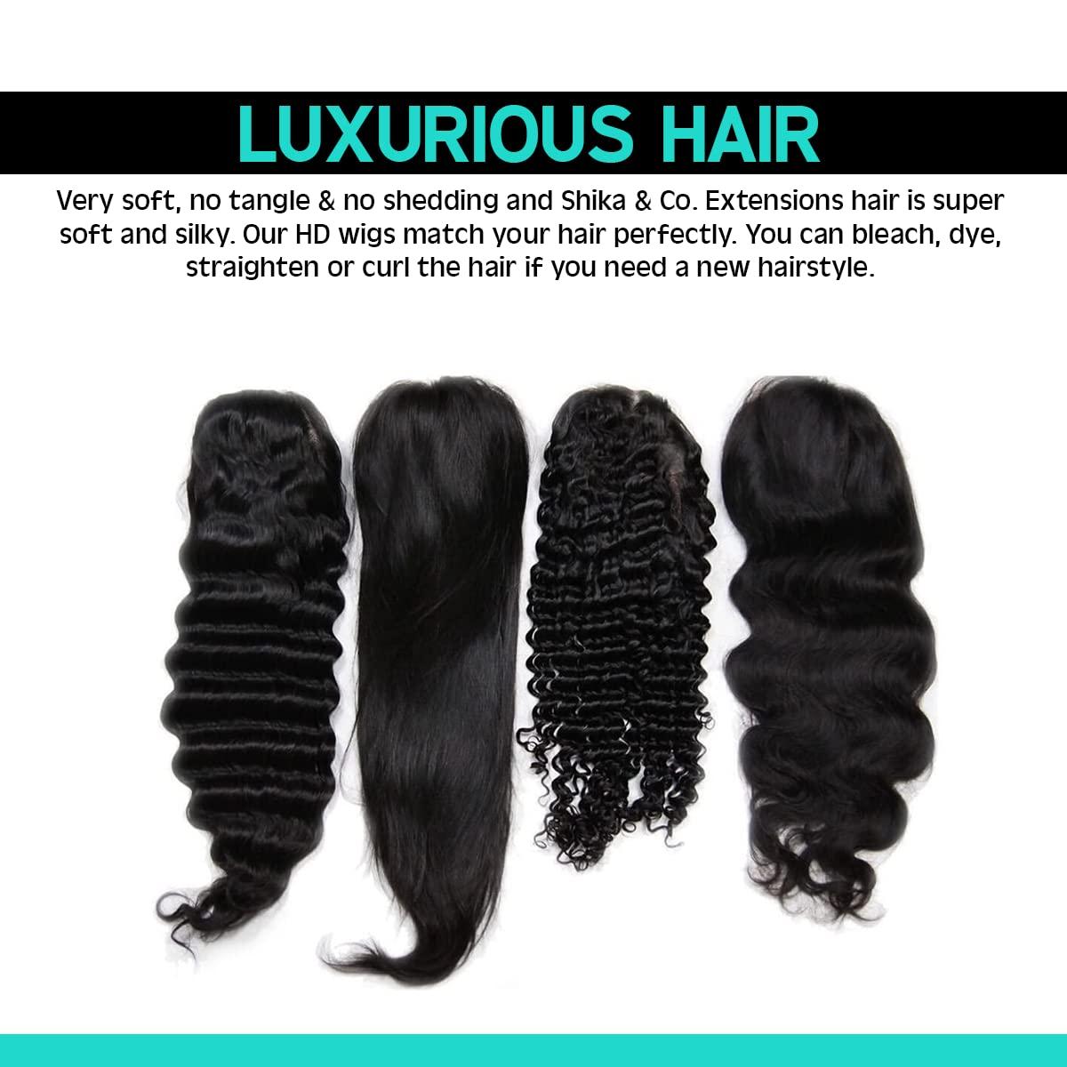 SHIKA & CO. EXTENSIONS HD LACE FRONTAL WIGS BODY WAVE 26"