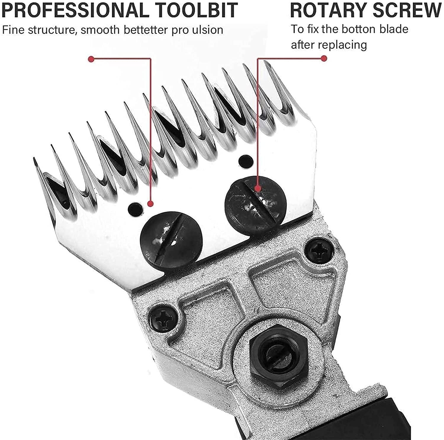 GagalU GagalU Portable 1200W 110V/220V 6 Speed Speed Electric Sheep Goat Shearing Machine Clipper Farm Shears Cutter Wool Scissor Cut Machine Portable