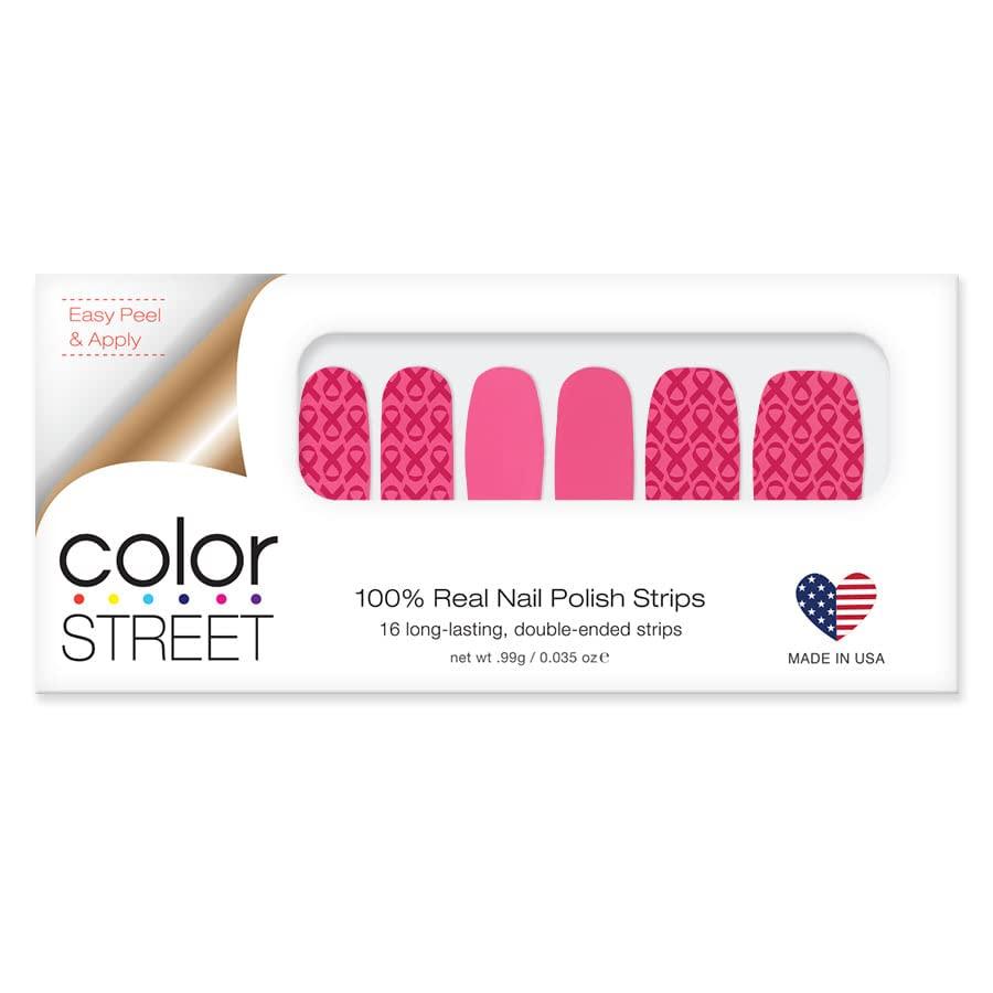 Color Street Pink Ribbon - Color Street Nail Strips, FDF194
