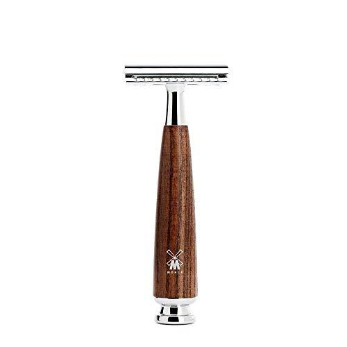 M MÜHLE MÜHLE RYTMO 3-Piece Pure Badger Safety Razor Luxurious Modern Shaving Set - Perfect for Every Day Use, Barbershop Quality Close Smooth Shave
