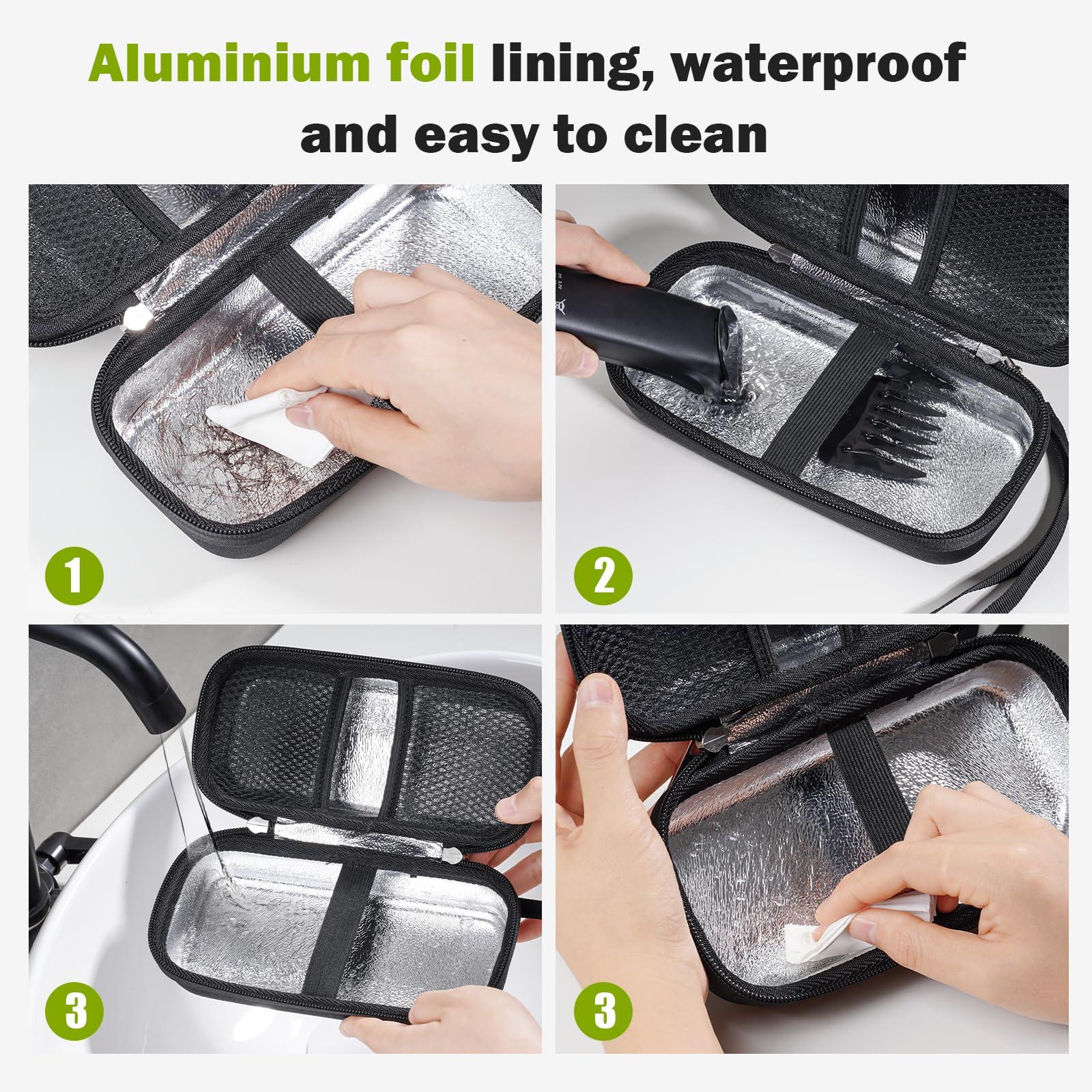 ProCase ProCase Hard Hair Clippers Case Bundle with Travel Case for Meridian Trimmer