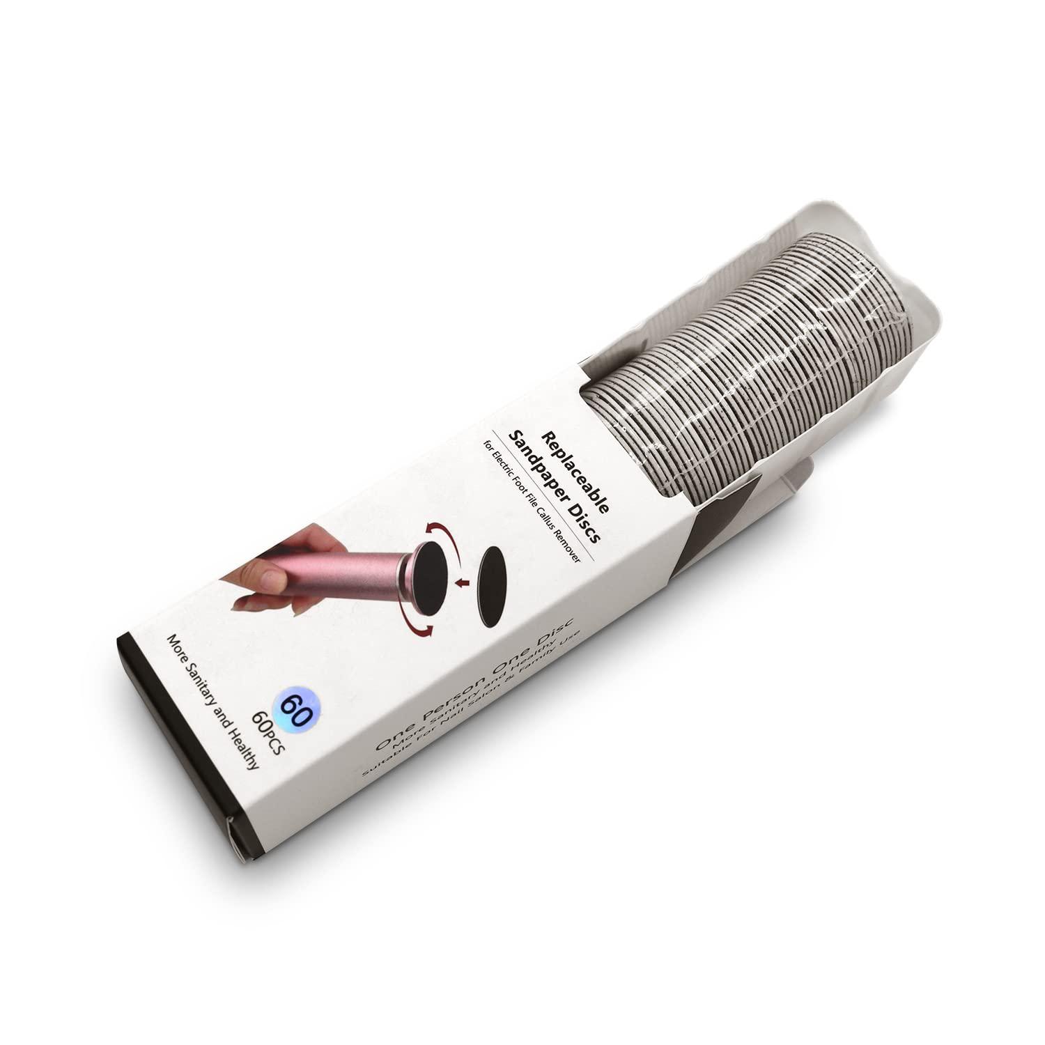 Dr.Pedi Dr.Pedi 60pcs 80 Grit Coarse Sand Replacement Sandpaper Electric Foot Callus Remover Feet Discs Professional Pedicure Foot File for Women Men Dead Dry Hard Skin Calluses